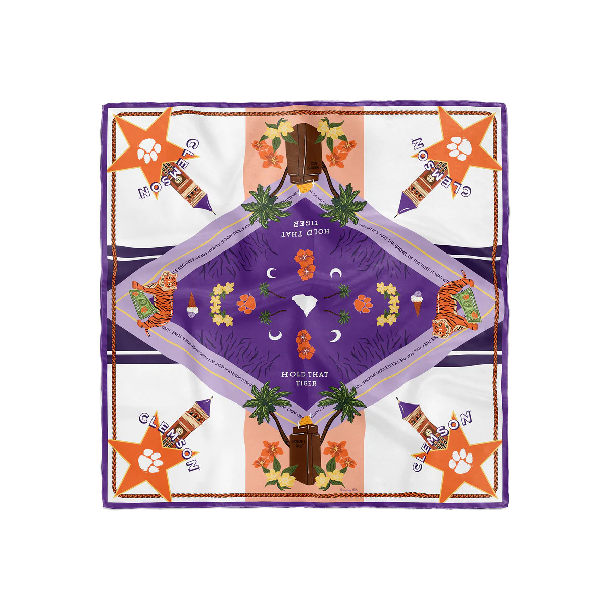 Clemson Tigers Saturday Scarf™ | Saturday Silks