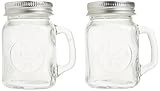 Circleware Mason Jar Rooster Mug Salt and Pepper Shakers, 5 oz, Clear | Amazon (US)