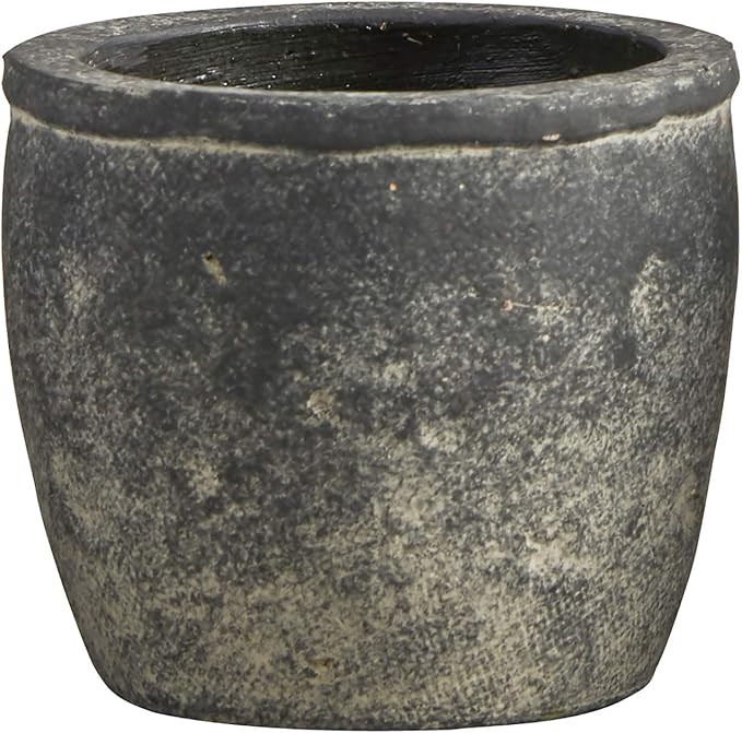 47th & Main Cement Decorative Planter, 3.25" Tall, Black | Amazon (US)