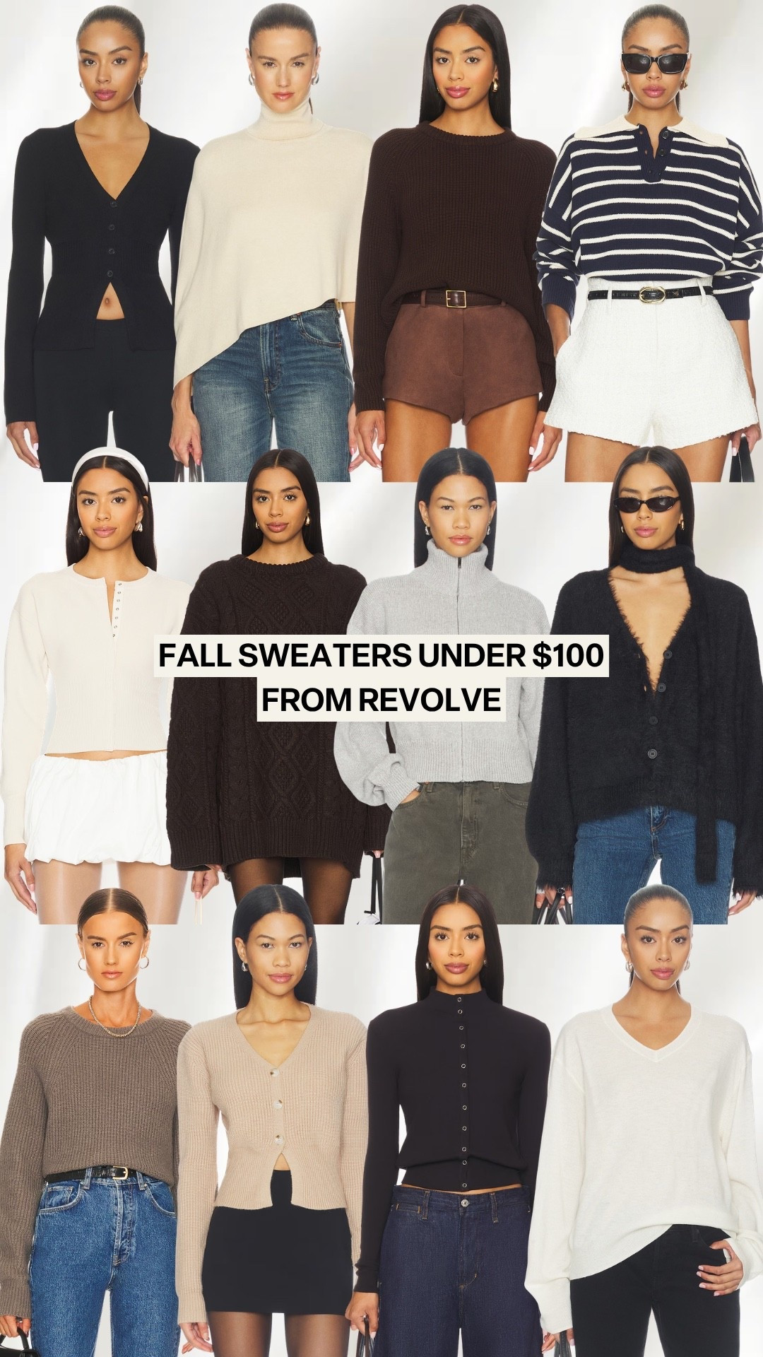Fall sweaters under $100 from Revolve! #kathleenpost

Fall outfit inspo, sweater weather, fall fashion