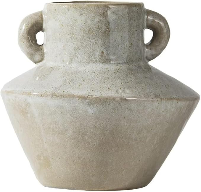 Vintage Ceramic Vase Nordic Decorative Vases Geometric Decor Vases for Flowers Home Decor Living ... | Amazon (US)