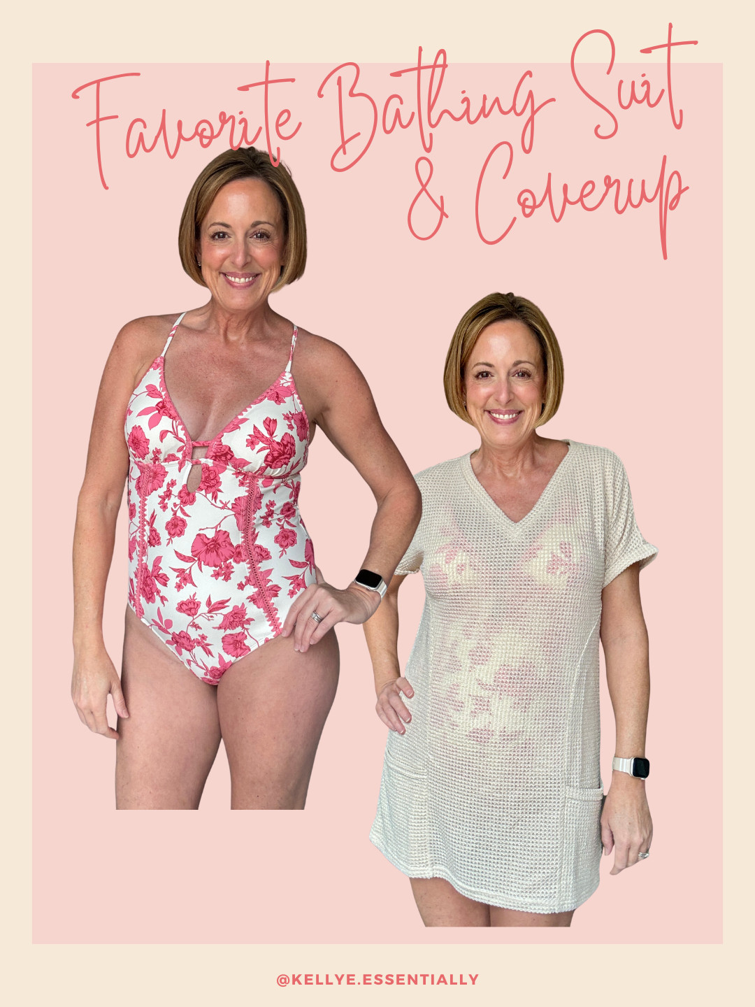 Love, love, LOVE this bathing suit and coverup from Cupshe.

The swimsuit is such a gorgeous color and print—and honestly one of the most comfortable suits I’ve ever put on. It has great coverage, and the trim detail across the front is so flattering and subtly slimming through the tummy area. I’m a big fan. Grab it before it sells out!

The coverup is slightly stretchy with a waffle weave texture, so it dries quickly and doesn’t wrinkle. Easy to throw on, easy to pack, and it comes in several colors. 

 #LTKActive