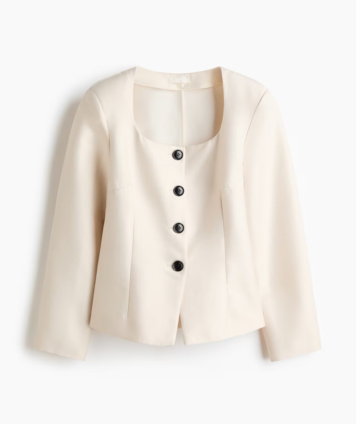 Cream square neck jacket 

#LTKFindsUnder50 #LTKSeasonal