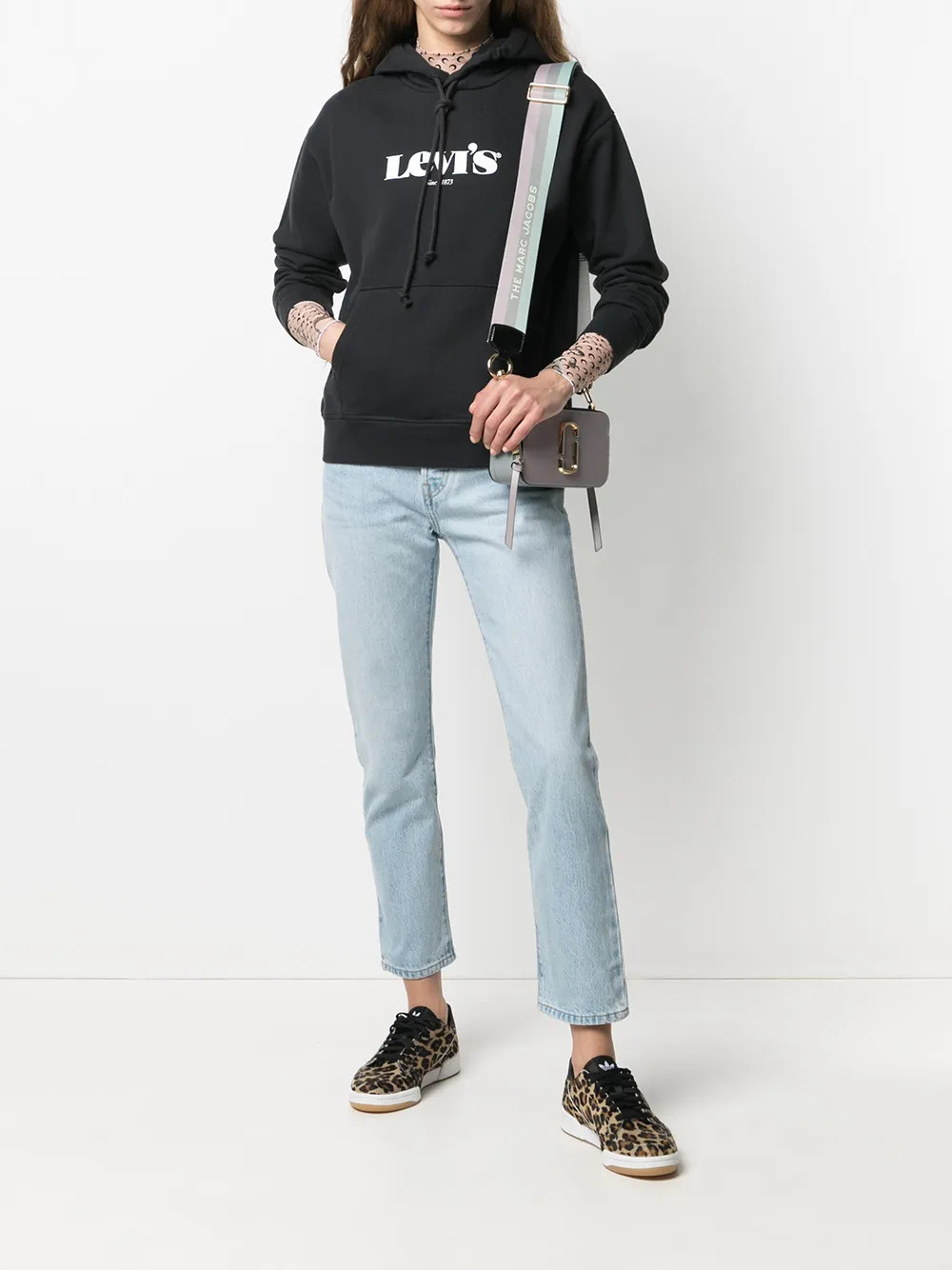 Levi's mid-rise straight-leg Jeans - Farfetch | Farfetch (CN)