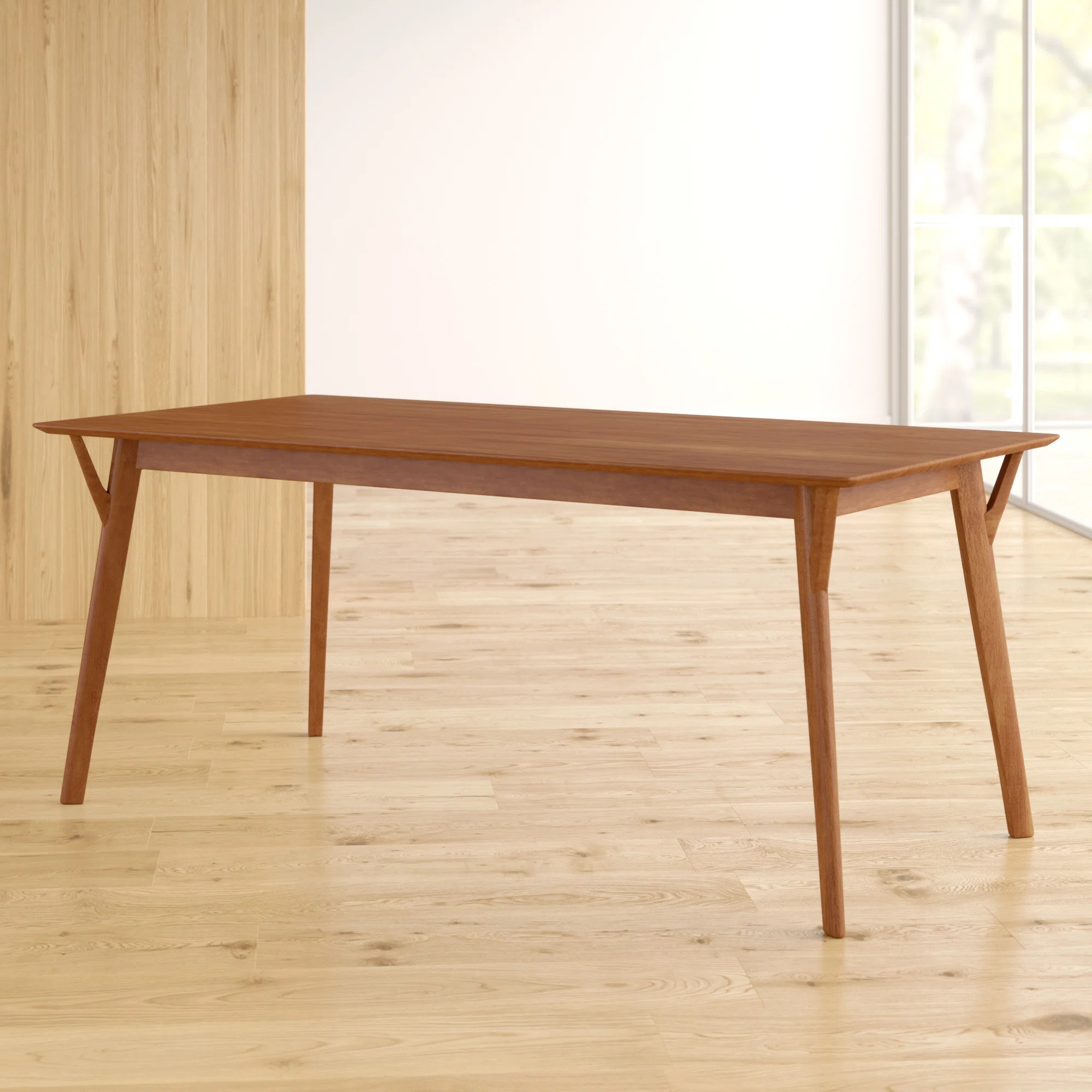 Evanston 71" Wood Dining Table | Wayfair North America