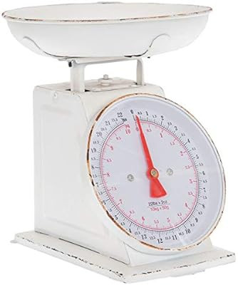 Everydecor White Vintage Kitchen Scale Decor | Amazon (US)