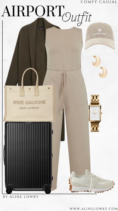 Airport outfit idea for the long holiday trips. Comfy and casual travel outfit.

#LTKtravel #LTKstyletip #LTKitbag