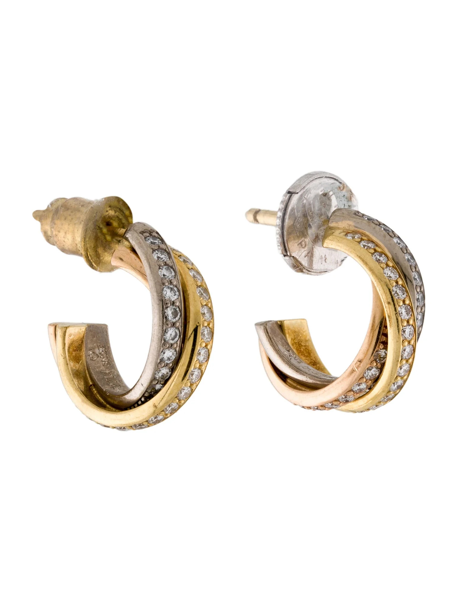 Trinity de Cartier Earrings, Mini Model | The RealReal