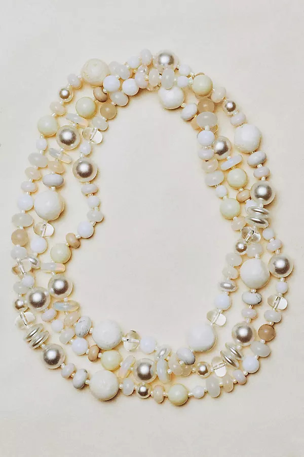 Multi-Color Beaded Necklace | Anthropologie (US)