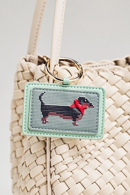 Needlepoint Dog Bag Charm | Anthropologie (US)