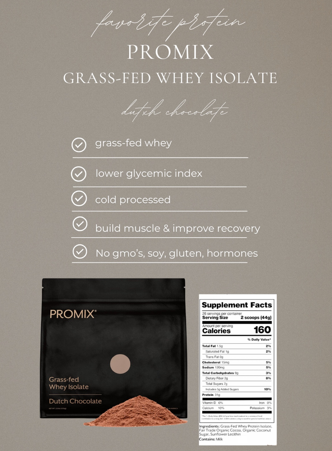My favorite protein powder! Grass-fed whey, cold pressed and free of junk! 

#LTKfitness #LTKbump #LTKActive