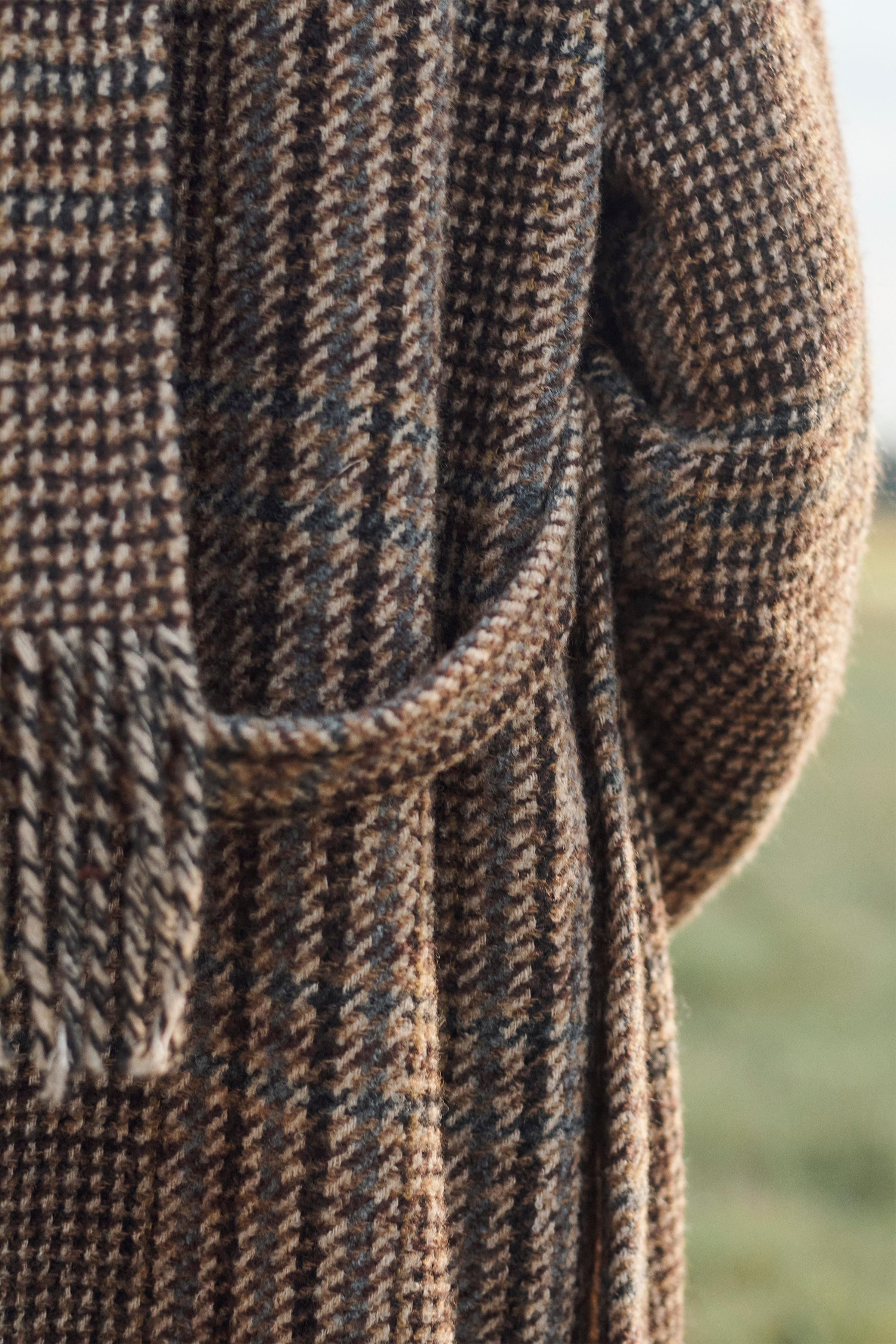 PLAID SCARF COAT LIMITED EDITION | Zara US