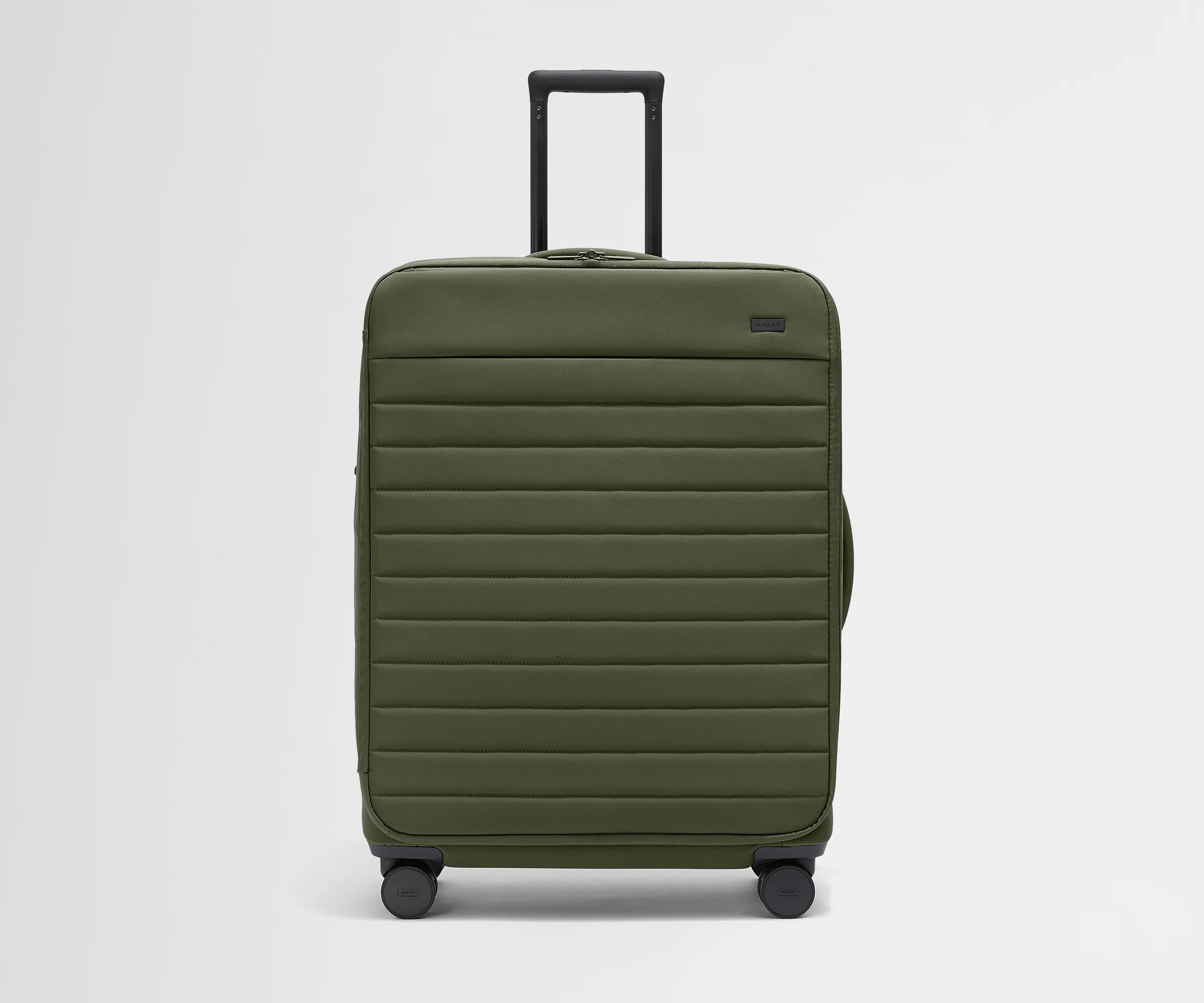 Olive Green Large Soft Shell Suitcase: Checked Luggage | Away | Away