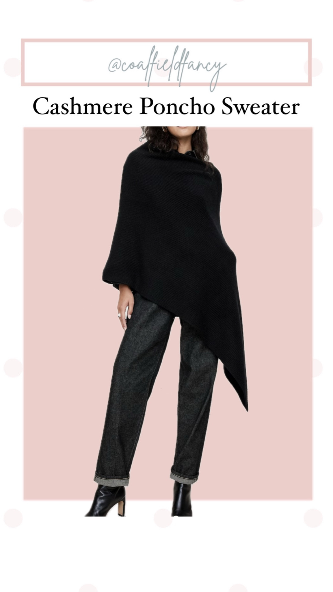 Black cashmere poncho sweater


#LTKHoliday #LTKSaleAlert #LTKOver40