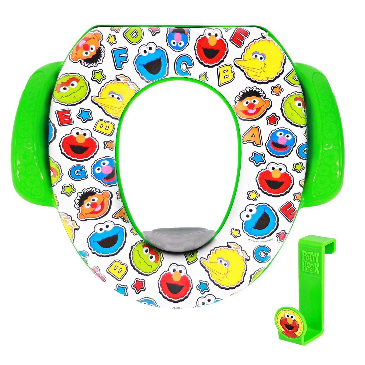 Sesame Street "ABC Crew" Soft Potty Seat with Potty Hook | Target