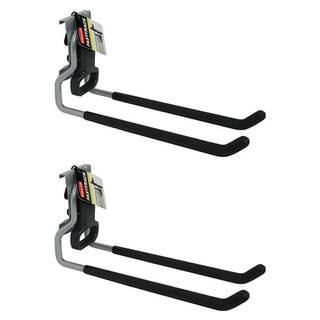 FastTrack 12.80 in. H Wall Mounted Garage Storage Utility Multi-Hook 50 lbs. Capacity, Satin Mate... | The Home Depot