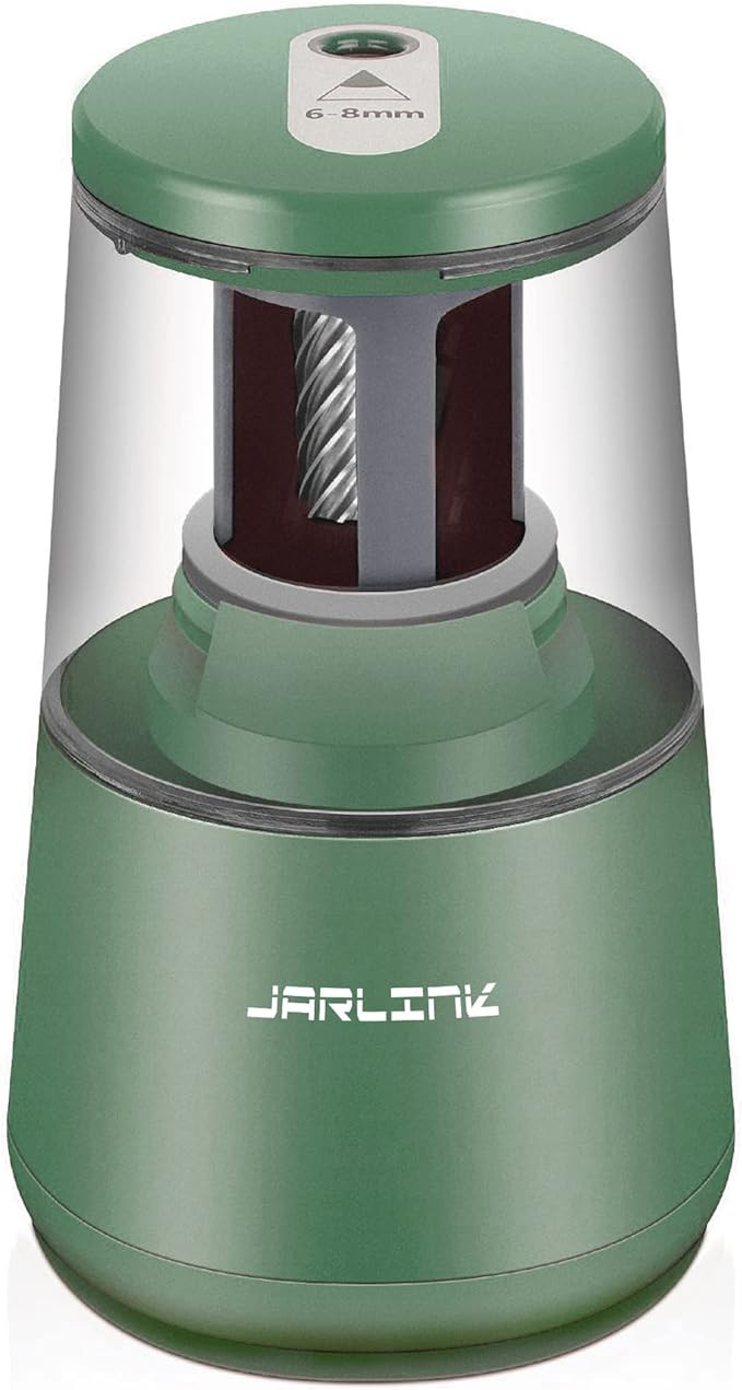 JARLINK Electric Pencil Sharpener, Heavy-Duty Helical Blade to Fast Sharpen, Auto Stop for No.2/C... | Amazon (US)