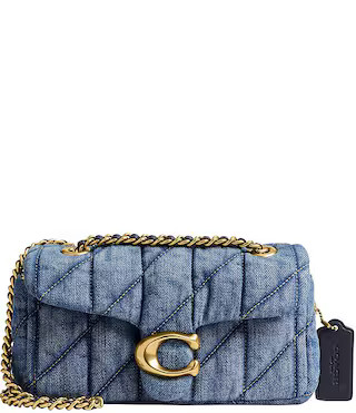 Tabby 20 Quilted Denim Shoulder Bag | Dillard's