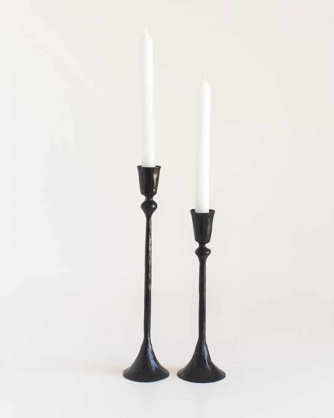 Gemini Hand-forged Iron Candle Stands | Set of 2 - Etsy | Etsy (US)