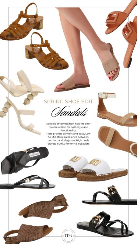 Sandals of varying heel heights offer diverse option for both style and functionality, catering to individual preferences and occasions. 

Each heel height offers its own unique blend of style and comfort, allowing for versatility in dressing whole ensuring you can step out confidently in any setting. 

#LTKStyleTip #LTKOver40 #LTKShoeCrush