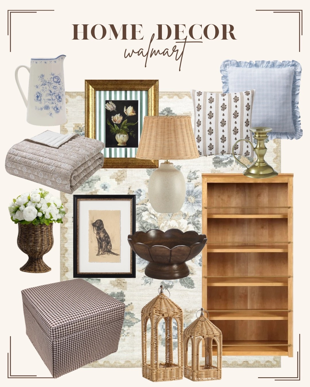 Nancy myers / cottage inspired home decor finds from Walmart

#LTKHome