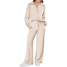 ANRABESS Women 2 Piece Outfits Sweatsuit Oversized Sweatshirt Sweatpants Tracksuit Sweat Lounge M... | Amazon (US)