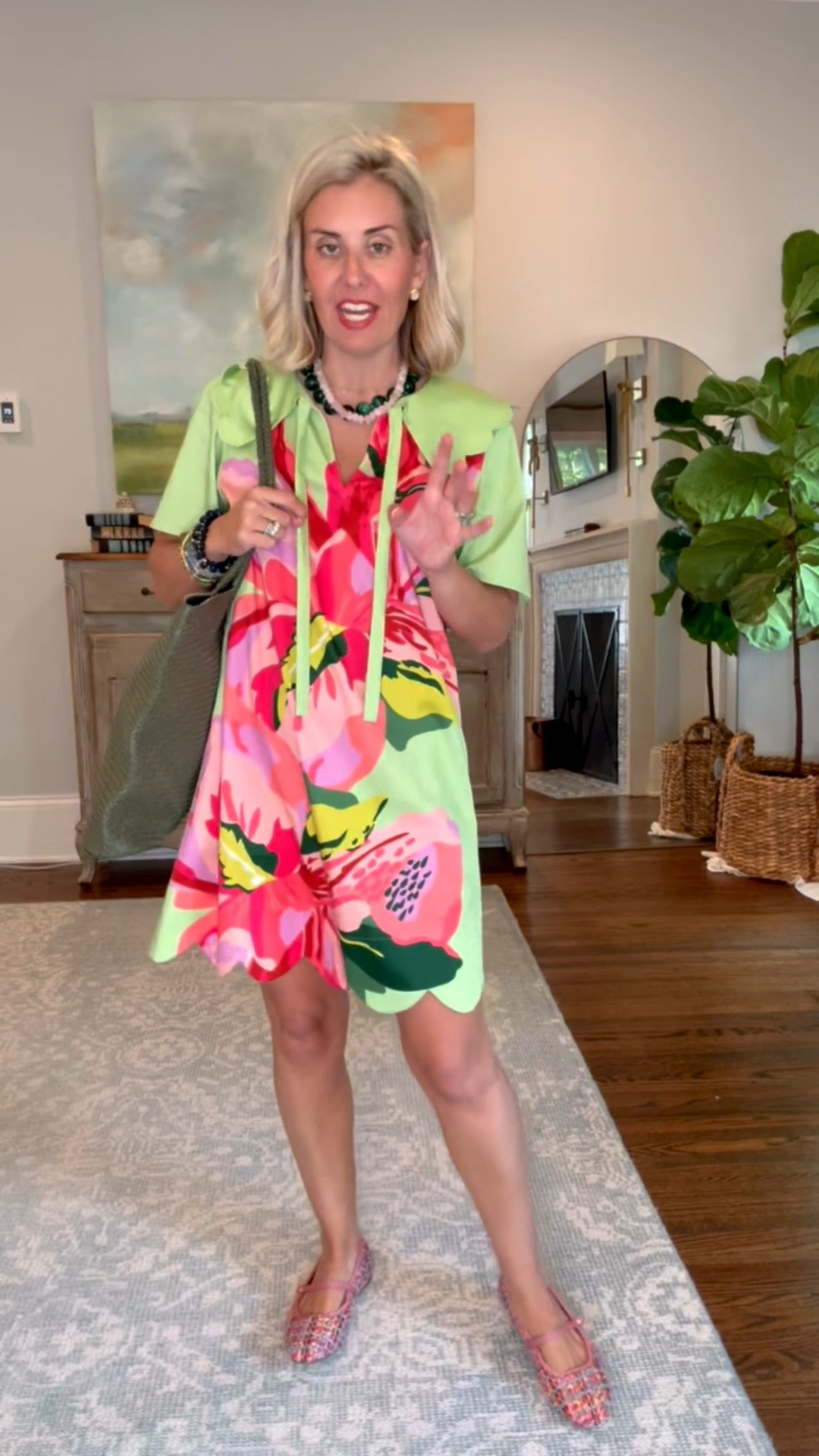Dress on sale!! Crosby by Mollie Burch is incredible! The colors, the fabric and the designs are just over the top amazing. I’m in xs dress and 7.5 Mary Jane’s (sized 1/2 down). 

* Use code Catherine20 for 20% off my bracelets

#LTKSeasonal #LTKdayinmylife #LTKmomlife