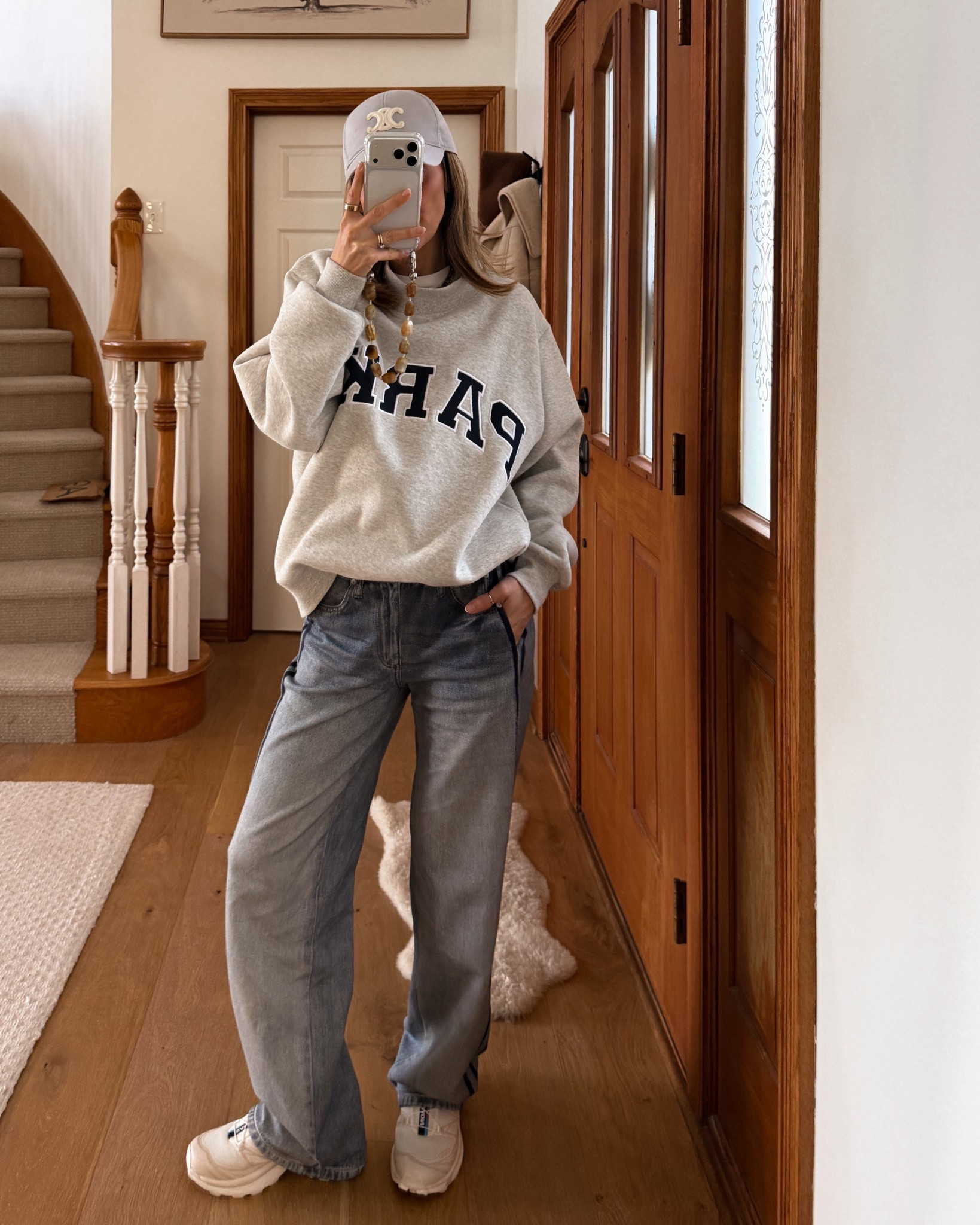 Sorry guys the size of my sweatshirt is S/M - available in lots of colors! Sweatshirt jeans was perfect to go watch Bella’s mini marathon and perfect for my Saturday running errands - “jeans” XS

#LTKootd #LTKSeasonal #LTKOver40