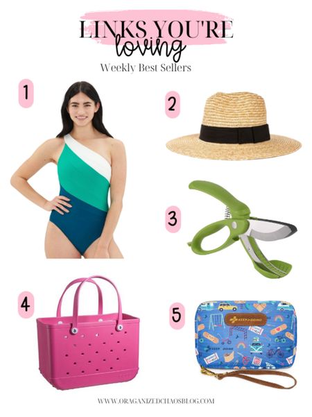 Weekly beat sellers! A

This sidestroke swimsuit and straw hat are 2 summer staples. I love my Bogg bag. This first aid kit is essential if you have kids and I’ve been using my salad chopper nonstop  


#LTKFindsUnder50 #LTKItBag #LTKKids