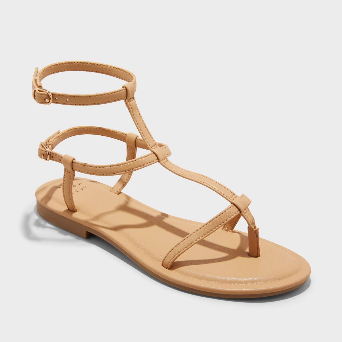 Women's Gillian Gladiator Sandals - A New Day™ Tan 8 | Target