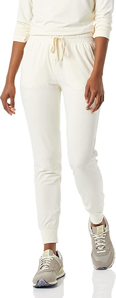 Amazon Essentials Women's Brushed Tech Stretch Jogger Pant (Available in Plus Size) | Amazon (US)