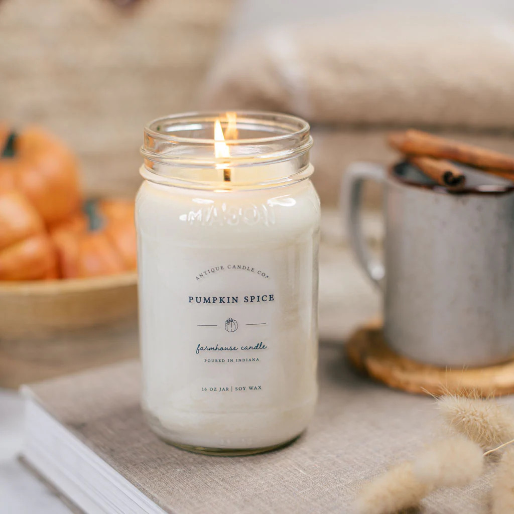 Pumpkin Spice 16 oz candle | Antique Candle Co.