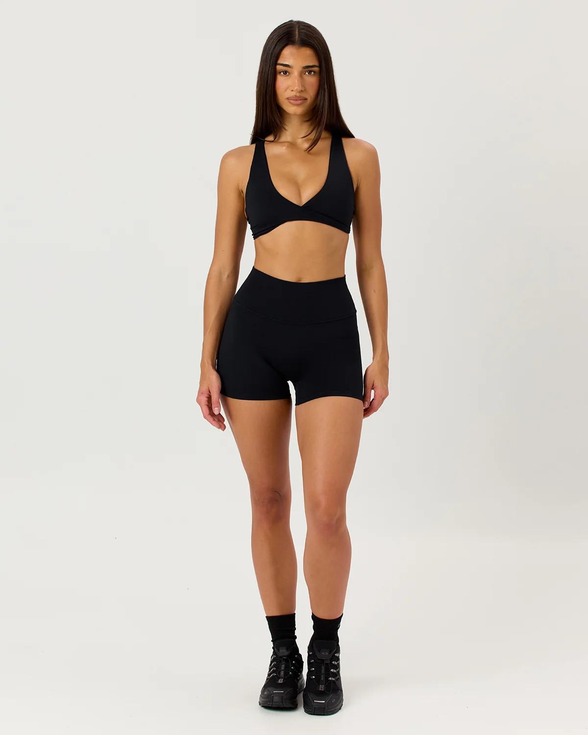 Serenity Shorts 4" | Black | Crop Shop Boutique US