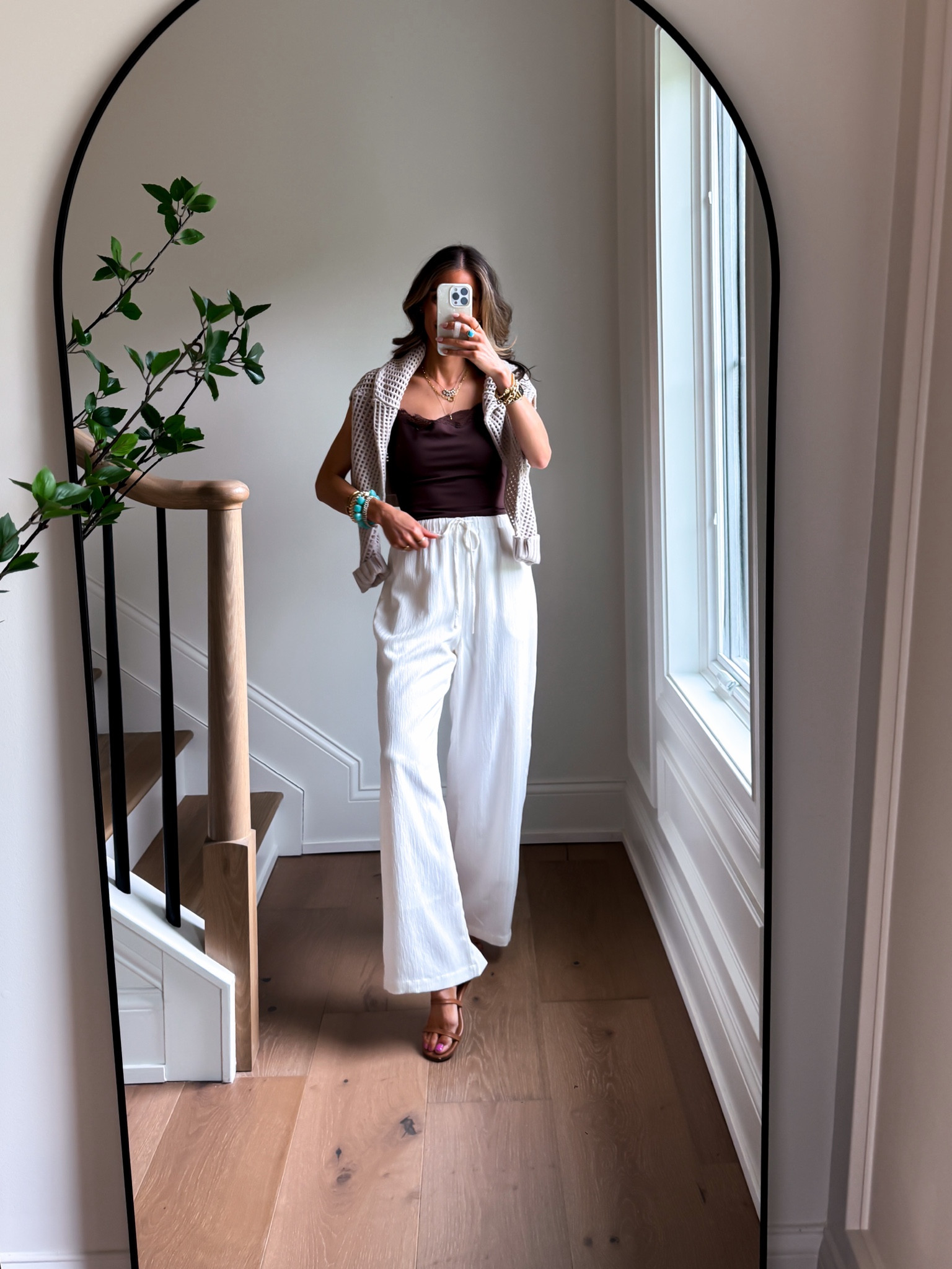 Wearing small pants and cami

#LTKootd #LTKmomlife #LTKgrwm