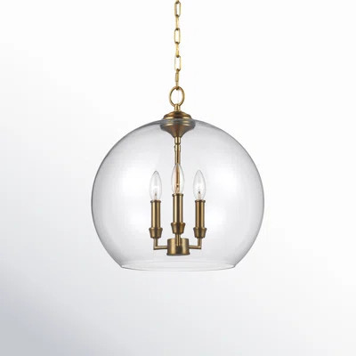 Vermilion 3 - Light Unique / Statement Globe Pendant | Wayfair North America
