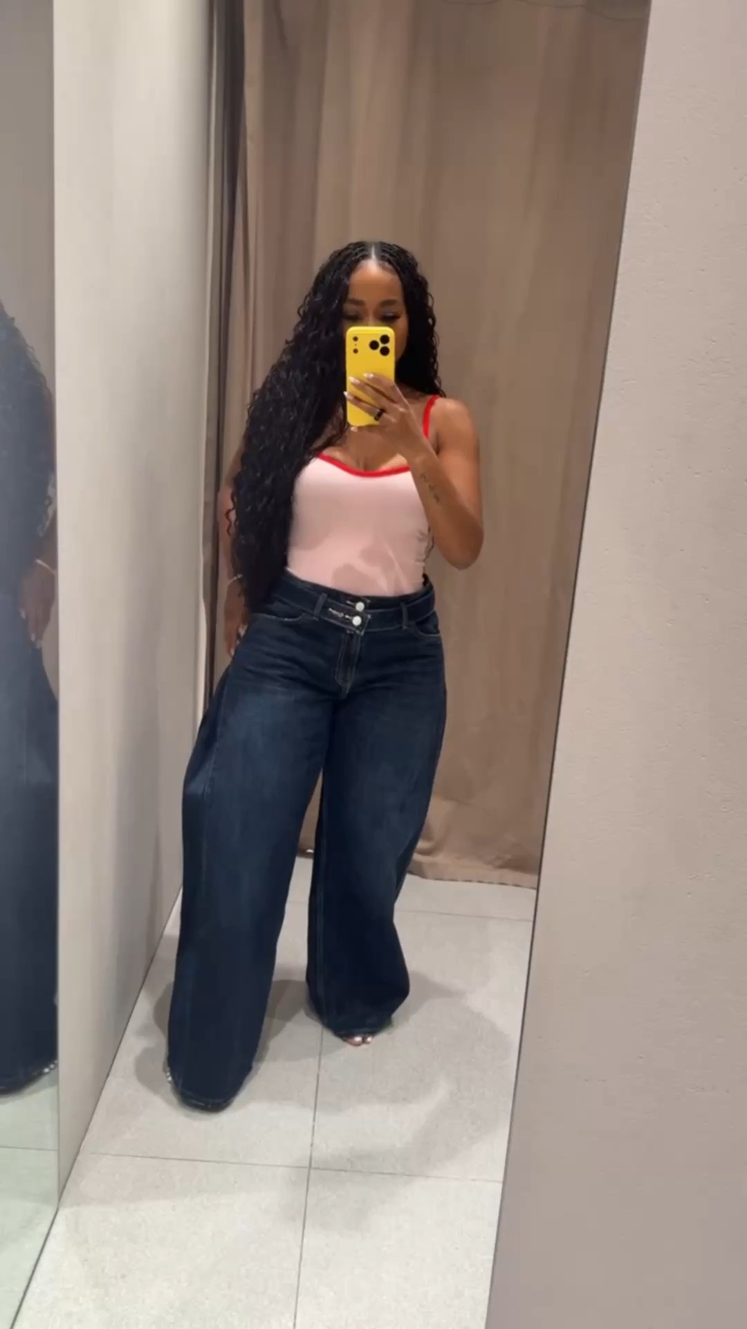 Elevated casual style inspo! Switch up your tops to pair with these jeans for endless outfit options.

#LTKootd #LTKMidsize