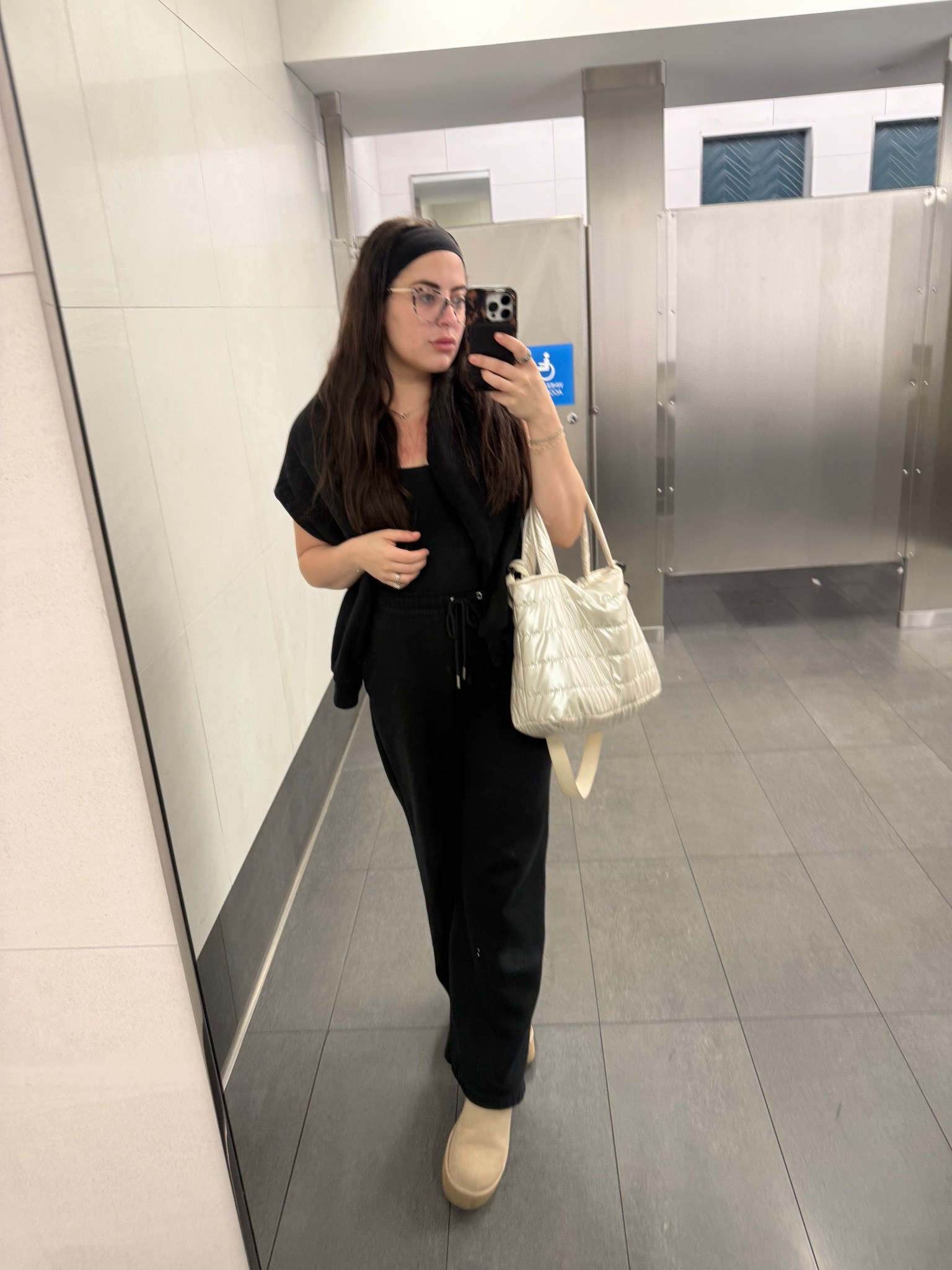 the perfect travel set. cozy, coordinating and layered. mix and match with different cuts, but the mockneck and wide leg combo are my favorite.  

 #LTKootd #LTKActive #LTKTravel