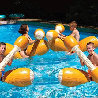 Log Flume Joust Pool Float Set (2-Pack) | The Home Depot