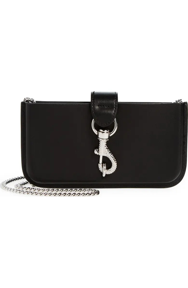 Rebecca Minkoff Crystal Embellished Dog Clip Crossbody Phone Bag | Nordstrom | Nordstrom