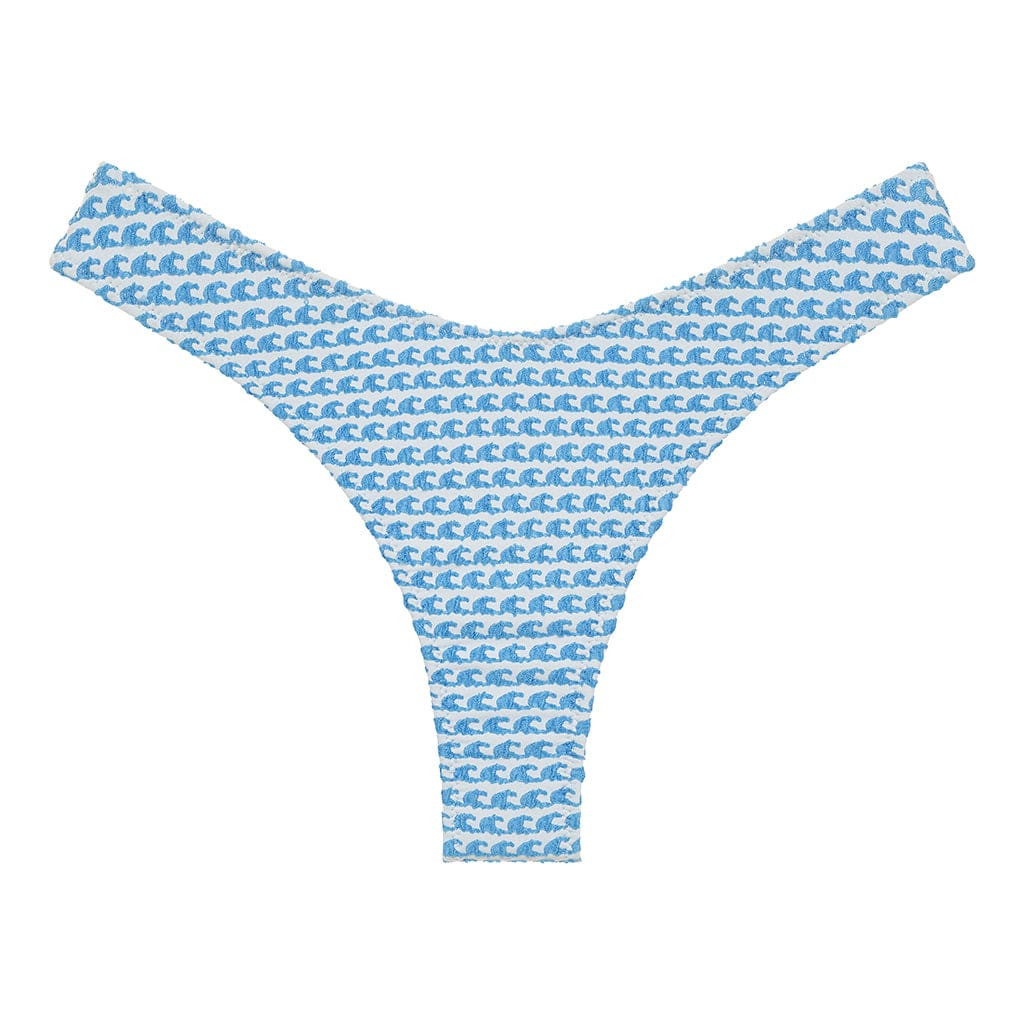Wave Repeat Lulu (Zig-Zag Stitch) Bikini Bototm | Montce