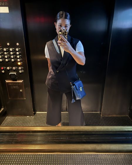 Elevator selfie OOTD! This Spanx vest is a perfect closet staple😍

#LTKSeasonal #LTKStyleTip #LTKFindsUnder100