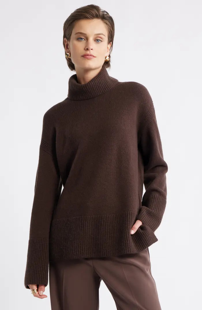 Nordstrom Wool & Cashmere Turtleneck Sweater | Nordstrom | Nordstrom