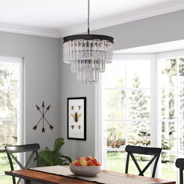 Albany 7 - Light Dimmable Tiered Chandelier | Wayfair North America