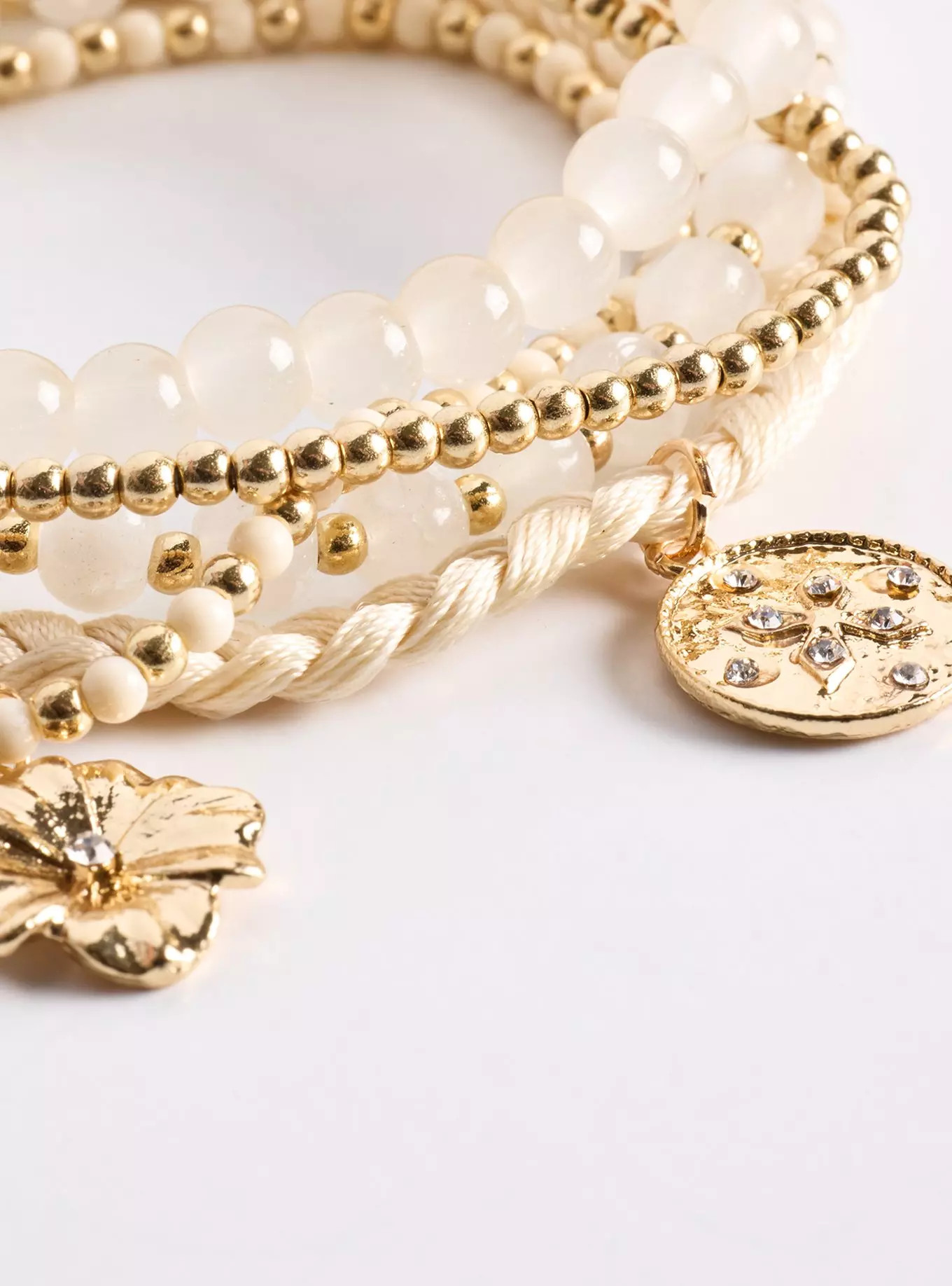 Beaded Braid Stretch Bracelet | Torrid (US & Canada)