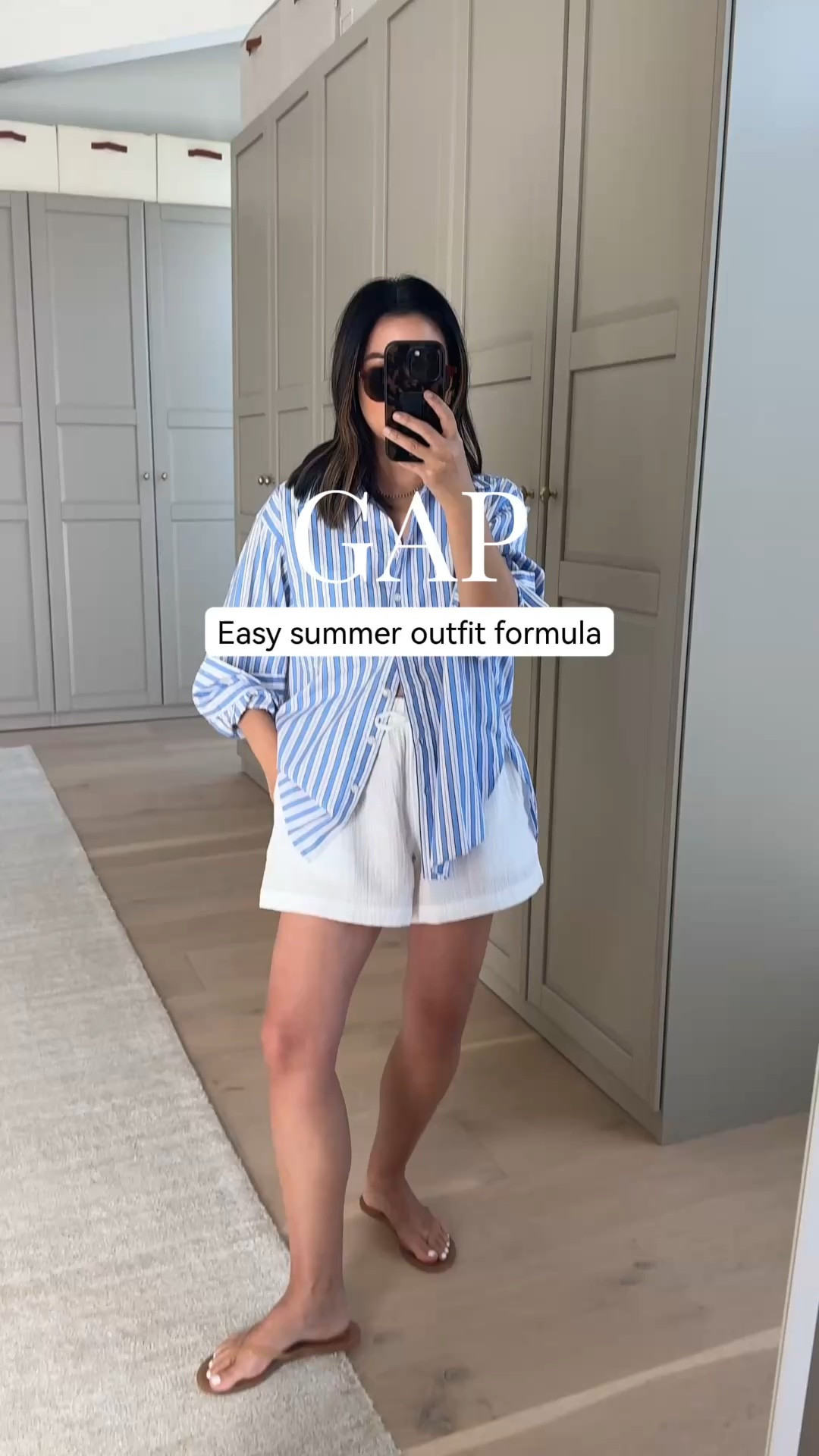 This oversized shirt from @gap is such an easy summer staple. I love pieces like this that make simple outfits feel more intentional without sacrificing comfort. And these styles are 20% off right now! #howyouweargap #gappartner

#LTKPetite
