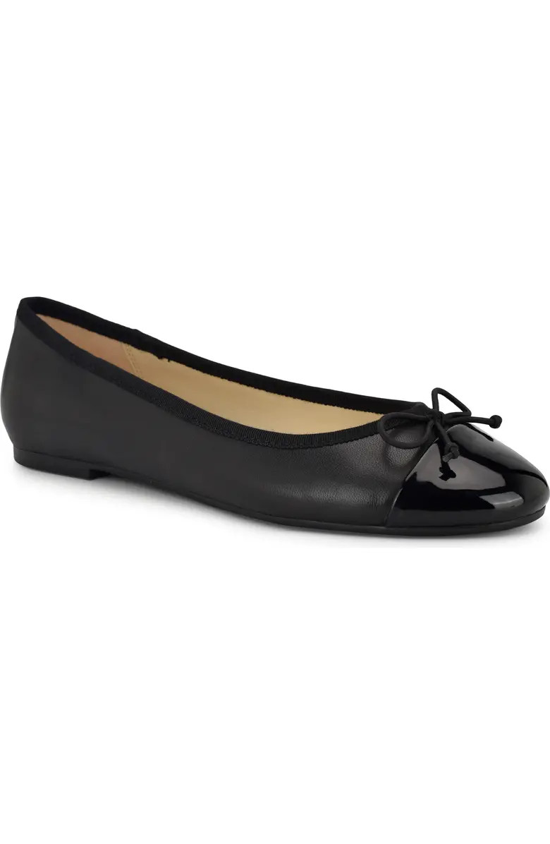 Nine West Prosep Cap Toe Flat (Women) | Nordstrom | Nordstrom
