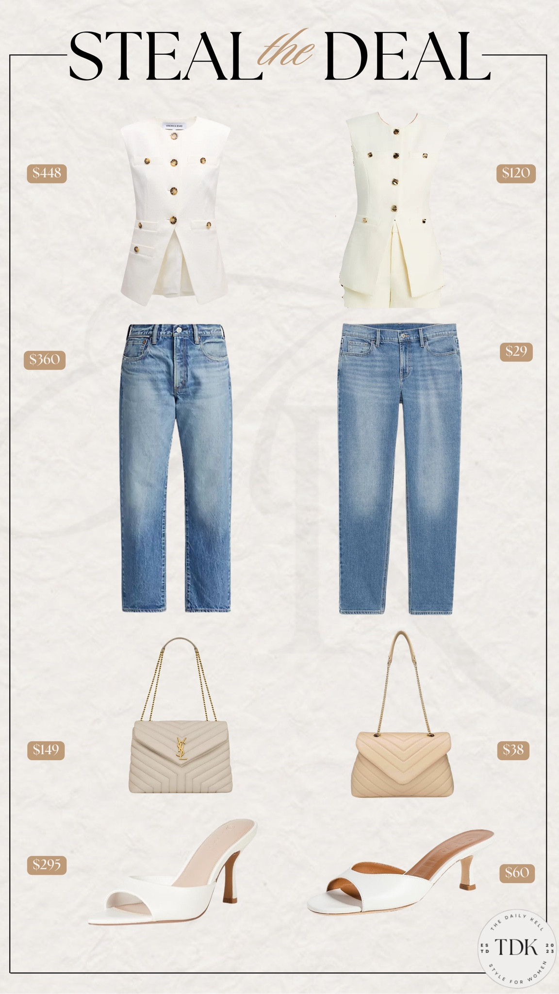 Why break the bank when you can look just as fabulous for less?

Elevate your style with budget-friendly choices!

#LTKFindsUnder100 #LTKStyleTip #LTKOver40