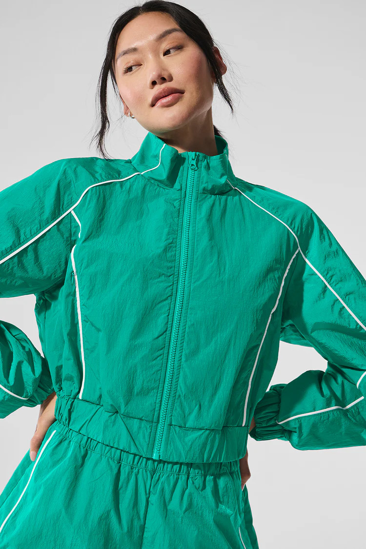 Motivate Full-Zip Track Jacket | Alo Yoga (US)