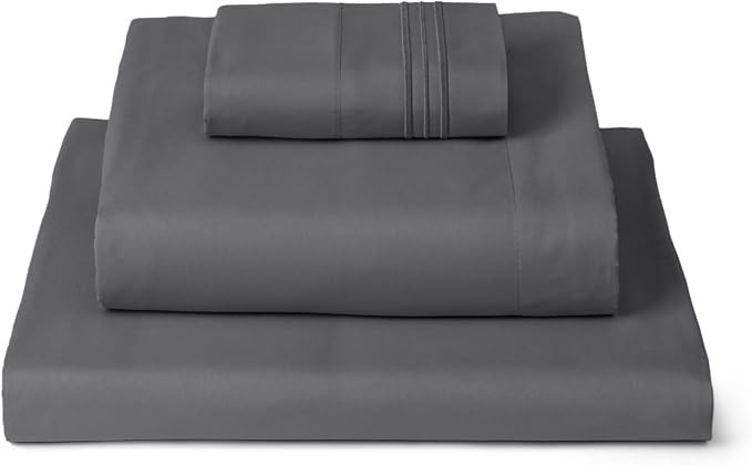 Mellanni Twin Sheets Set - 3 PC Iconic Collection Bedding - Hotel Luxury, Extra Soft, Cooling Bed... | Amazon (US)