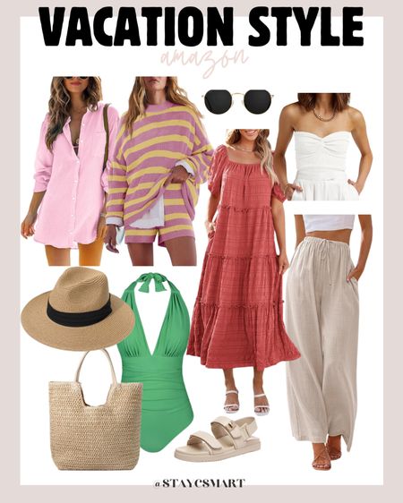 Ready for vacay with these Amazon finds !!✨☀️

Amazon finds - summer outfit - vacation outfit inspo - sunglasses - beach outfit inspo - summer wardrobe 

#LTKSeasonal #LTKStyleTip #LTKTravel